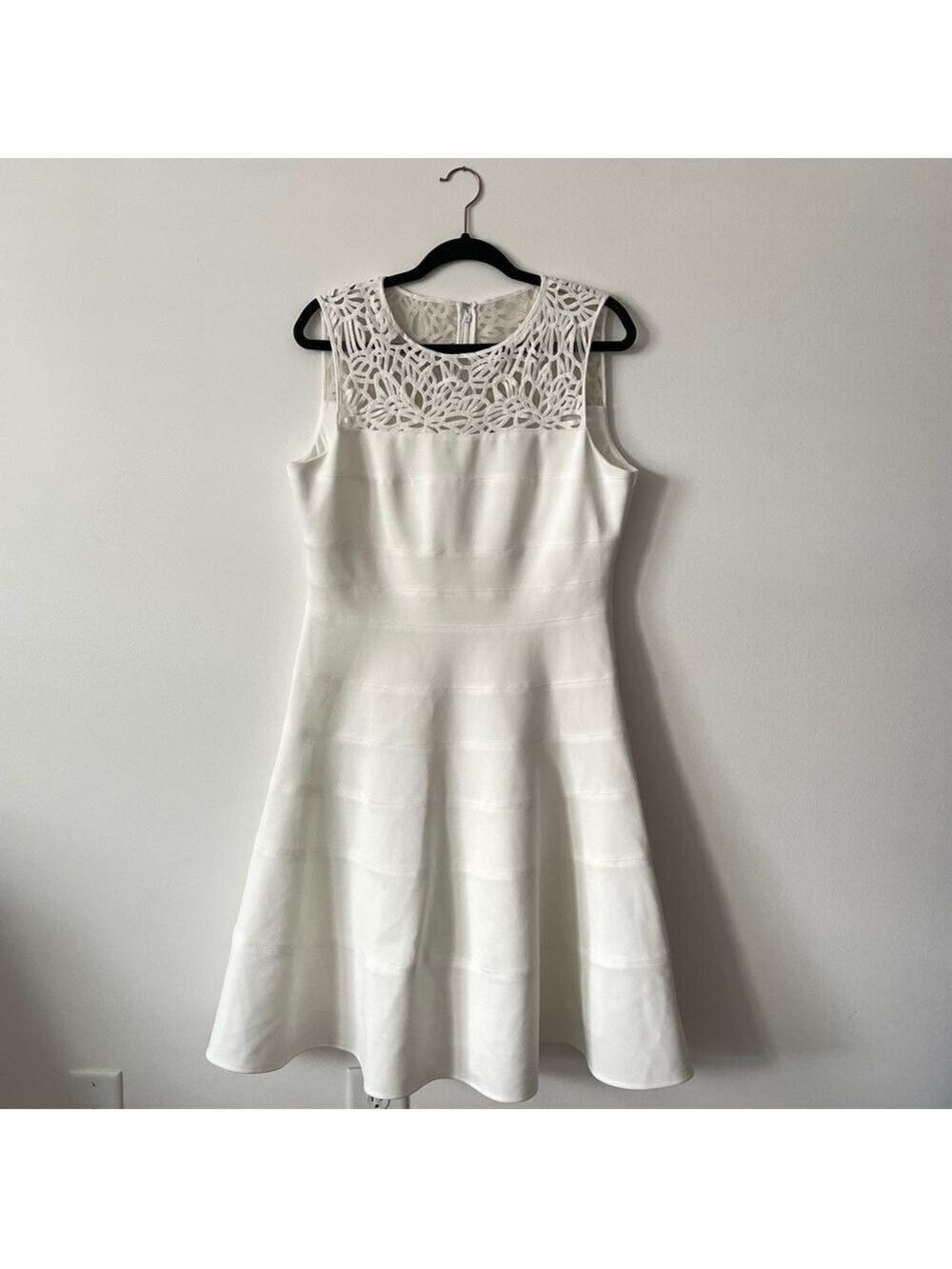 White House Black Market Women’s Sleeveless Fit and Flare Dress